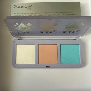 The Creme Shop HALO LOVELY Powder Highlighter Palette OMEGA  NIB 0.35 oz